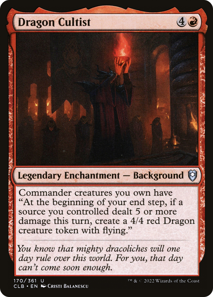 Image of Dragon Cultist [Commander Legends: Battle for Baldur's Gate]