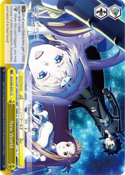 Image of New World (SAO/S80-E031 CC) [Sword Art Online -Alicization- Vol.2]