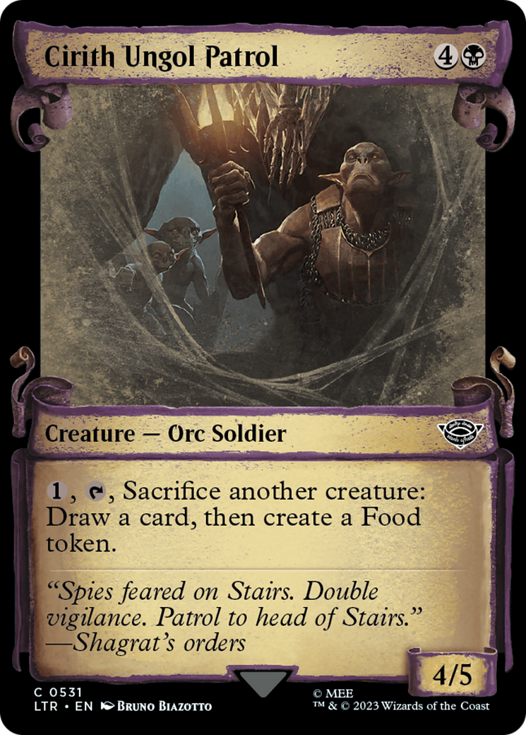 Image of Cirith Ungol Patrol [The Lord of the Rings: Tales of Middle-Earth Showcase Scrolls]