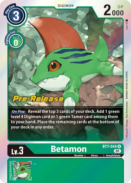 Image of Betamon [BT7-044] [Next Adventure Pre-Release Cards]