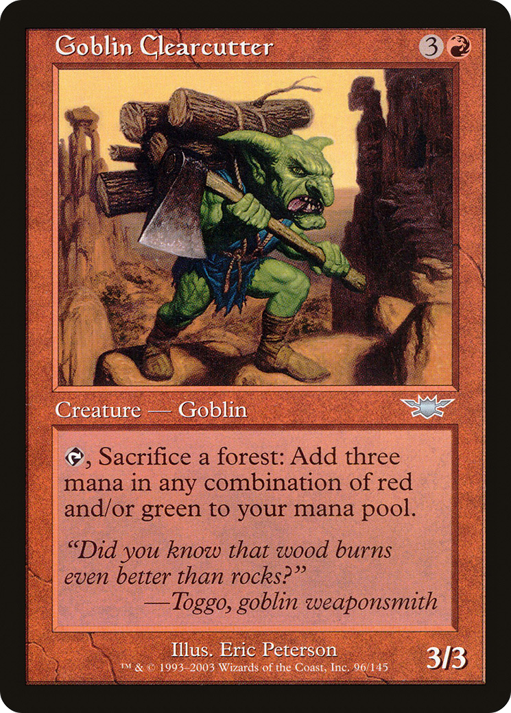 Image of Goblin Clearcutter [Legions]