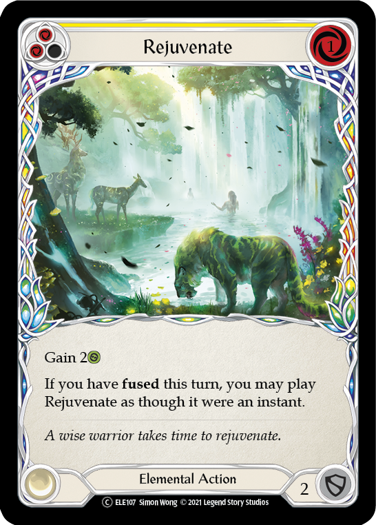Image of Rejuvenate (Yellow) [U-ELE107] (Tales of Aria Unlimited)  Unlimited Normal