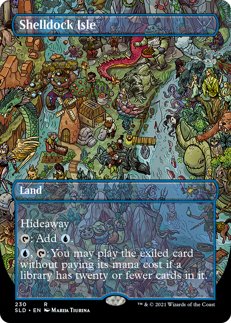 Image of Shelldock Isle (230) (Borderless) [Secret Lair Drop Series]