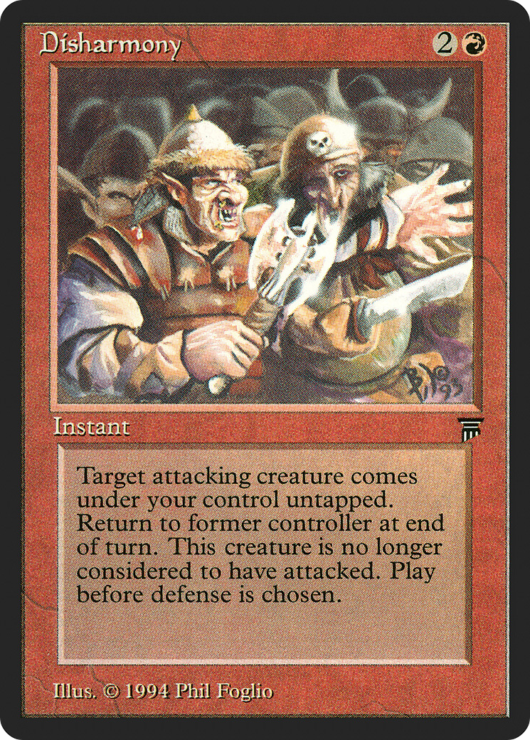 Image of Disharmony [Legends]