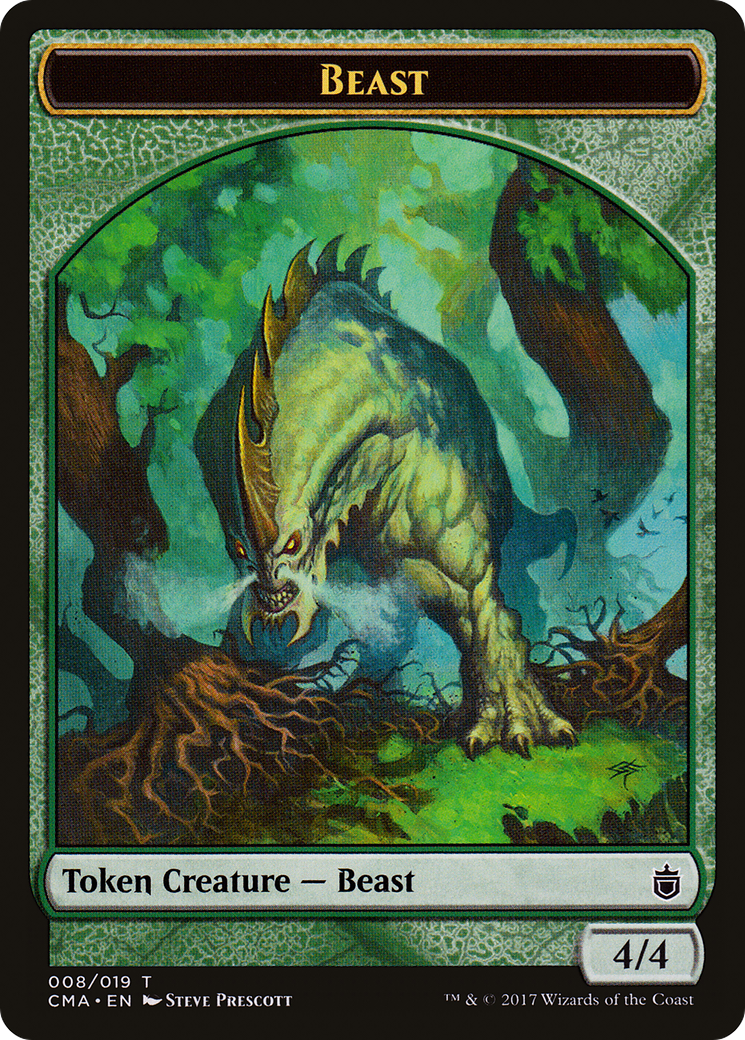Image of Beast Token (008/019) [Commander Anthology Tokens]