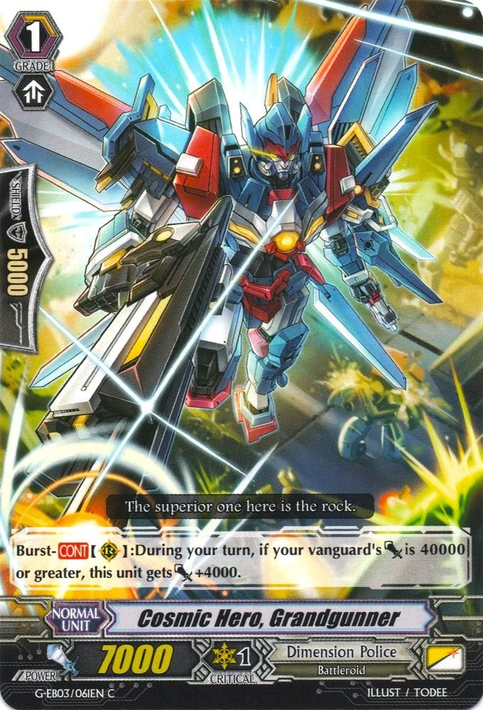 Image of Cosmic Hero, Grandgunner (G-EB03/061EN) [The GALAXY STAR GATE]