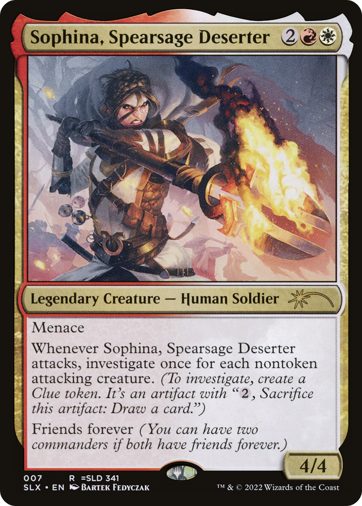 Image of Sophina, Spearsage Deserter [Secret Lair: Universes Within]