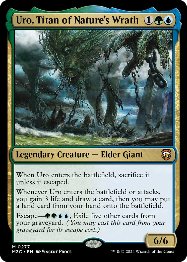 Image of Uro, Titan of Nature's Wrath [Modern Horizons 3 Commander]