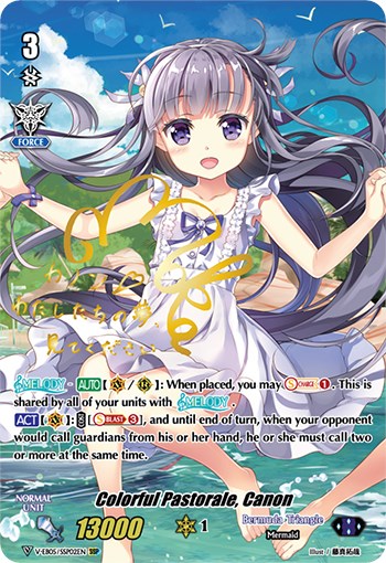 Image of Colorful Pastorale, Canon (Gold Signature) (V-EB05/SSP02EN) [Primary Melody]