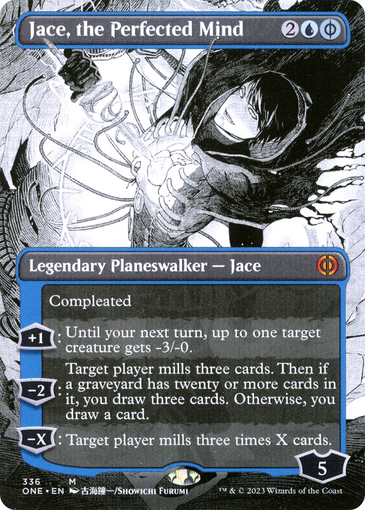 Image of Jace, the Perfected Mind (Borderless Manga) [Phyrexia: All Will Be One]