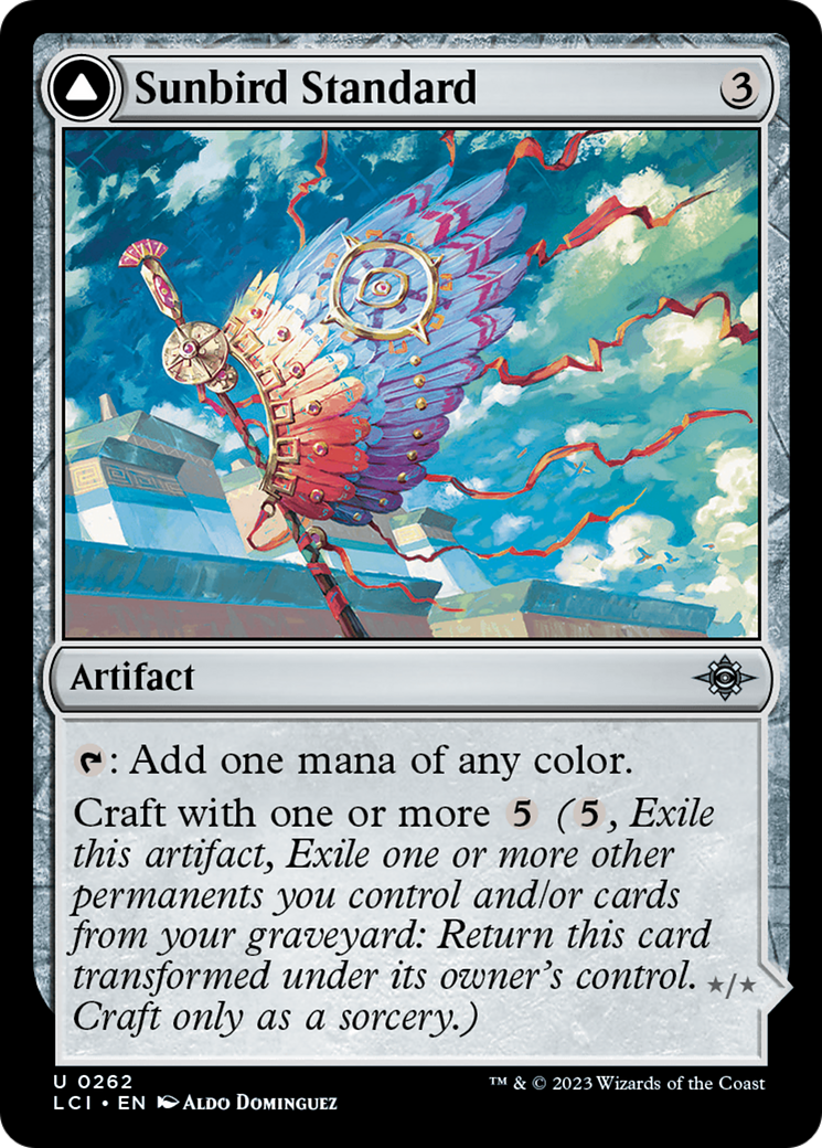Image of Sunbird Standard // Sunbird Effigy [The Lost Caverns of Ixalan]