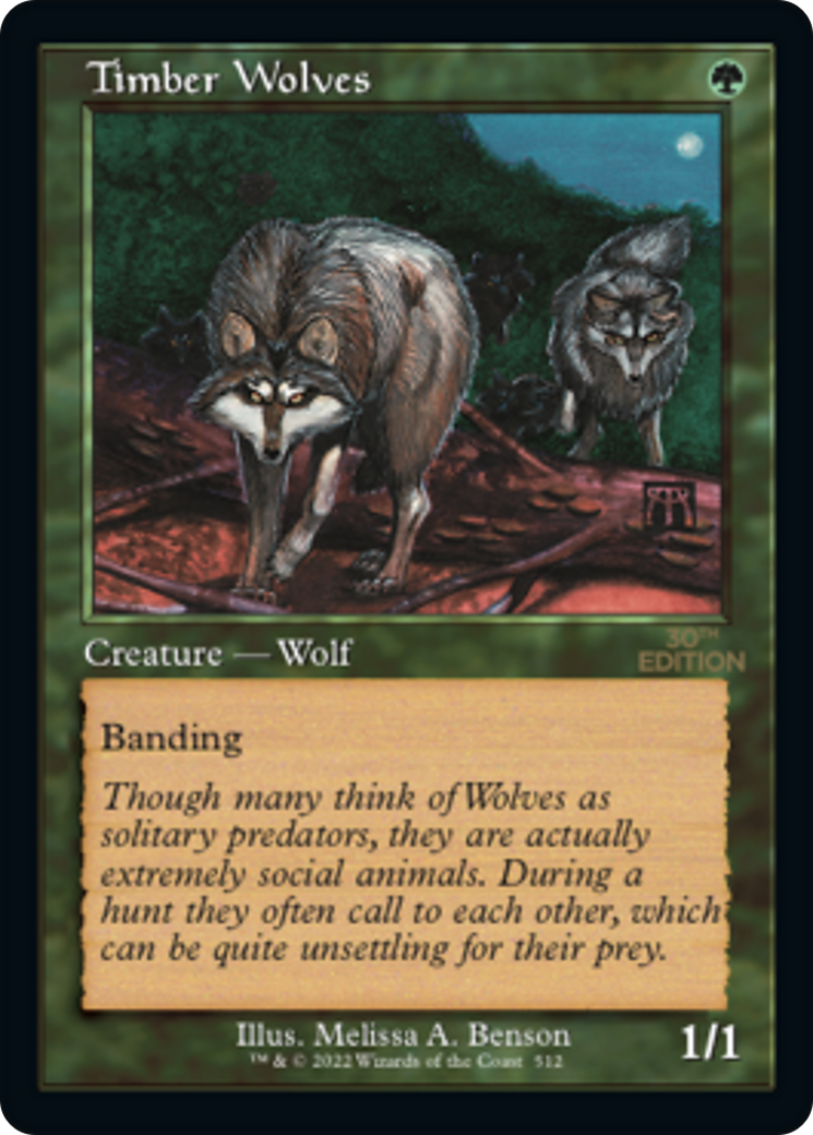 Image of Timber Wolves (Retro) [30th Anniversary Edition]
