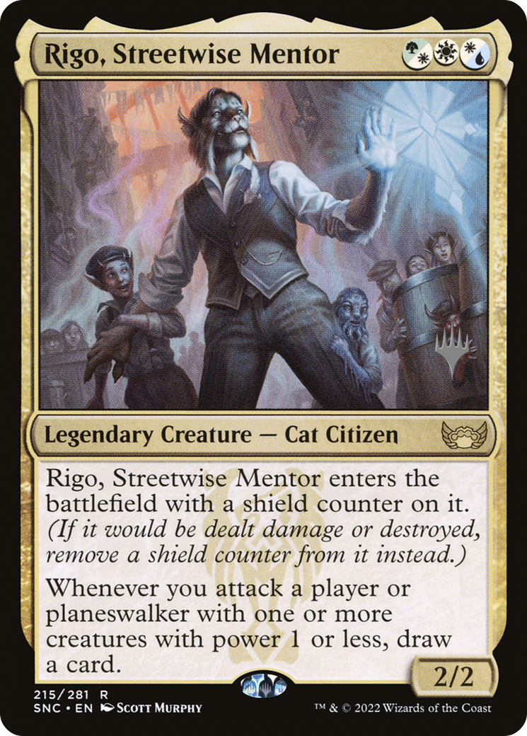 Image of Rigo, Streetwise Mentor (Promo Pack) [Streets of New Capenna Promos]