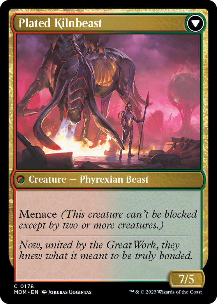Image of Bonded Herdbeast // Plated Kilnbeast [March of the Machine]