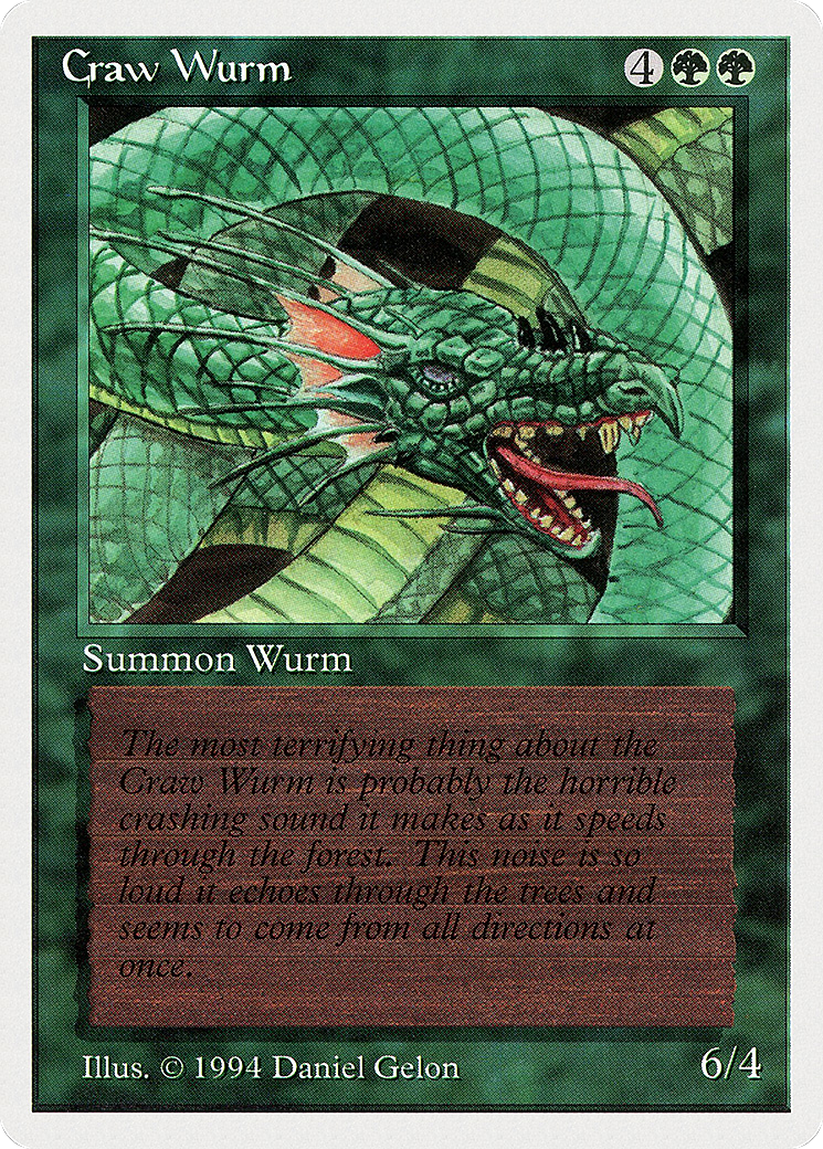 Image of Craw Wurm [Summer Magic / Edgar]