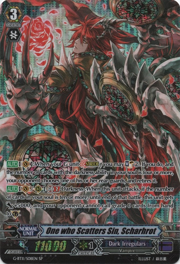 Image of One Who Scatters Sin, Scharhrot (G-BT11/S08EN) [Demonic Advent]