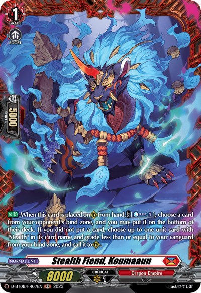 Image of Stealth Fiend, Koumaaun (D-BT08/FR07EN) [Minerva Rising]