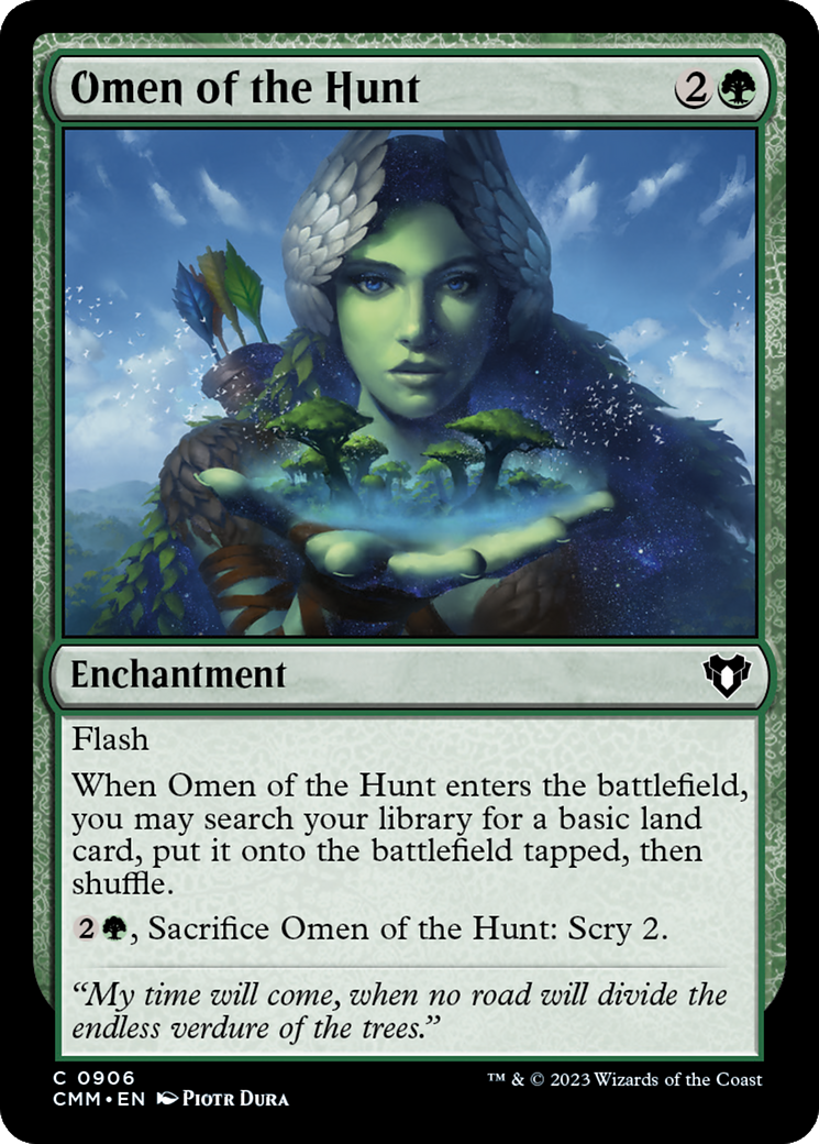 Image of Omen of the Hunt [Commander Masters]