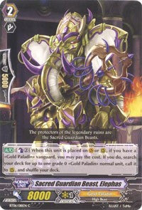 Image of Sacred Guardian Beast, Elephas (BT06/081EN) [Breaker of Limits]