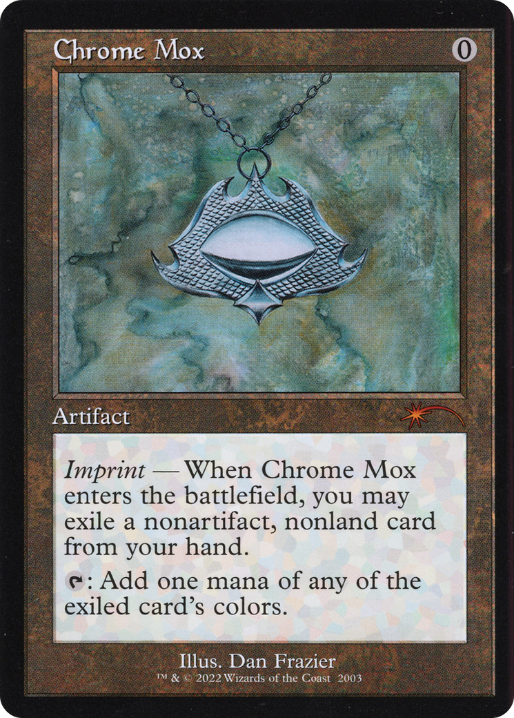 Image of Chrome Mox (Retro) [Secret Lair Countdown Kit]