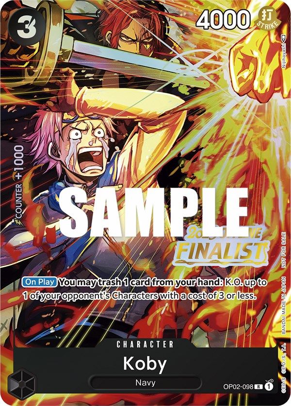 Image of Koby (Offline Regional 2023) [Finalist] [One Piece Promotion Cards]