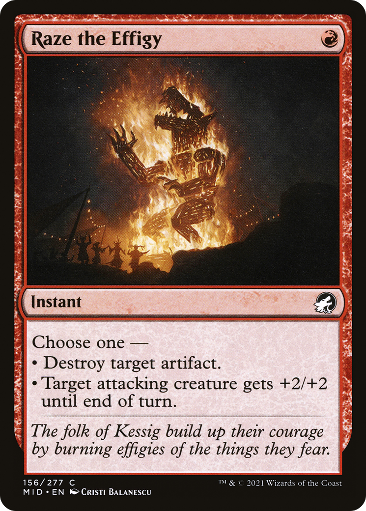 Image of Raze the Effigy [Innistrad: Midnight Hunt]