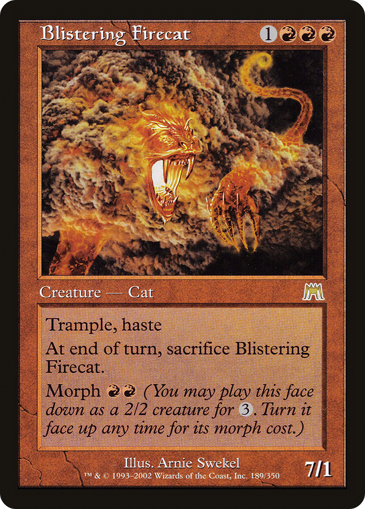 Image of Blistering Firecat [Onslaught]