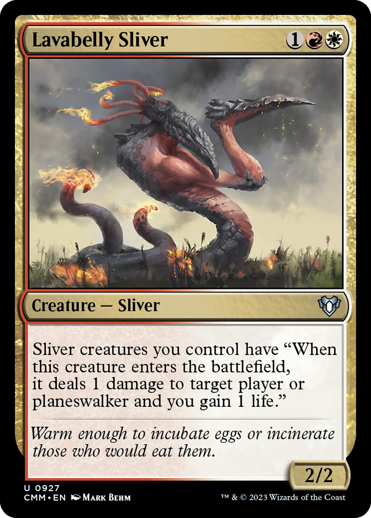 Image of Lavabelly Sliver [Commander Masters]