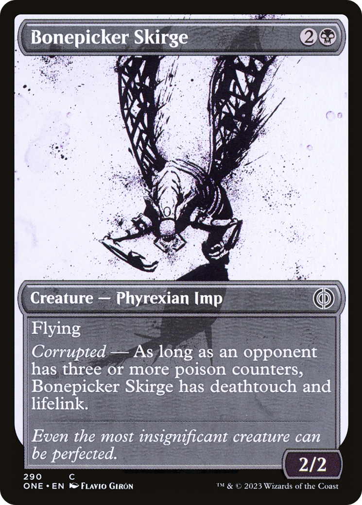 Image of Bonepicker Skirge (Showcase Ichor) [Phyrexia: All Will Be One]
