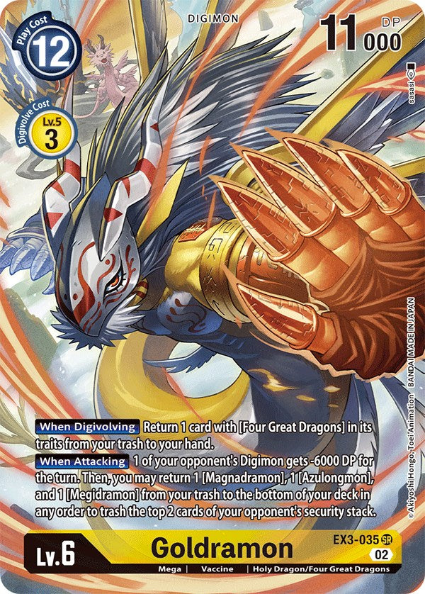 Image of Goldramon [EX3-035] (Alternate Art) [Draconic Roar]