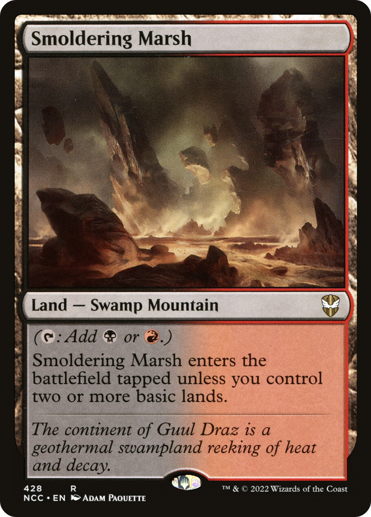 Image of Smoldering Marsh [Streets of New Capenna Commander]