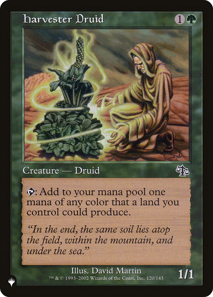 Image of Harvester Druid [The List]