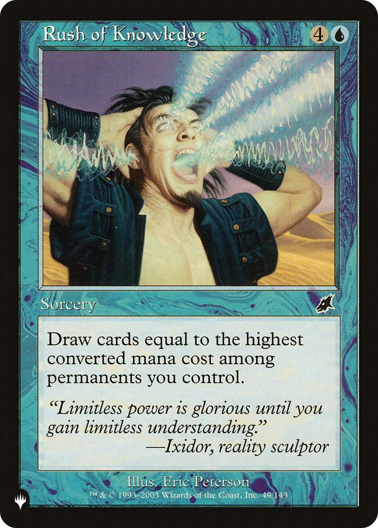 Image of Rush of Knowledge [The List]