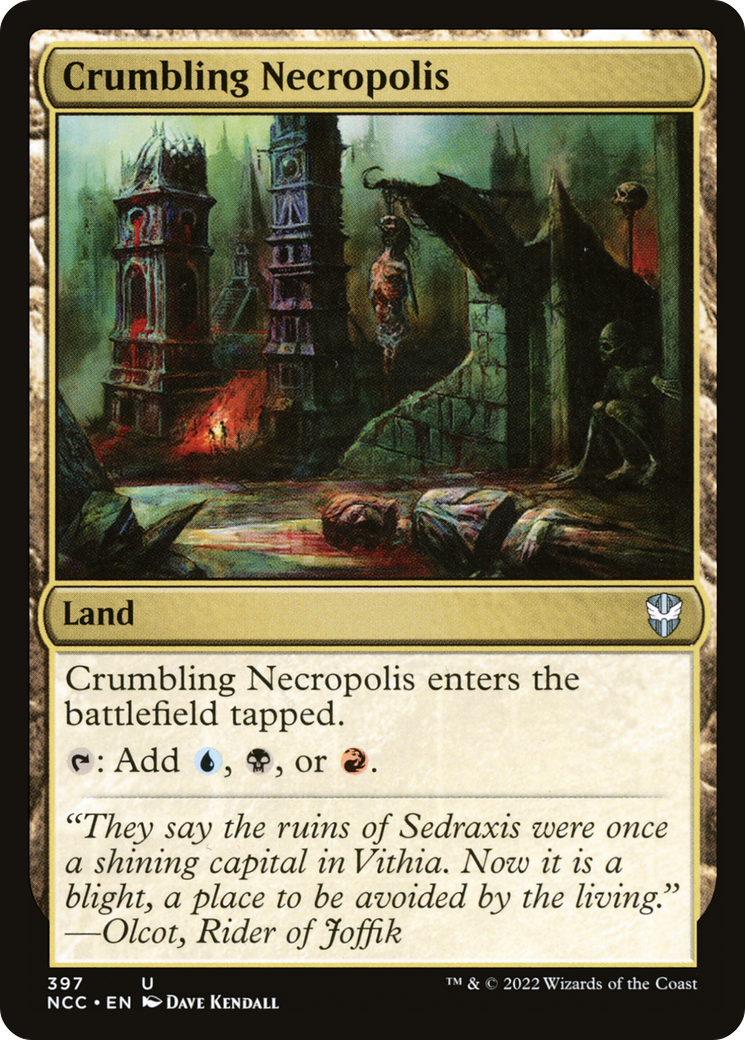 Image of Crumbling Necropolis [Streets of New Capenna Commander]