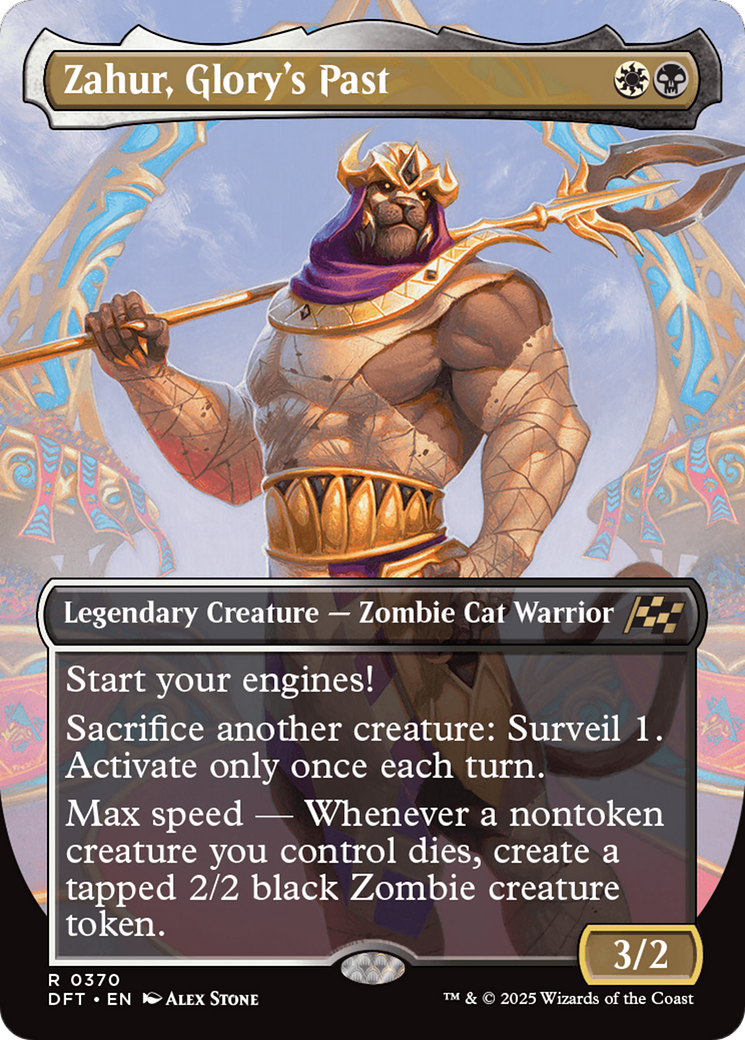 Image of Zahur, Glory's Past (Borderless) [Aetherdrift]