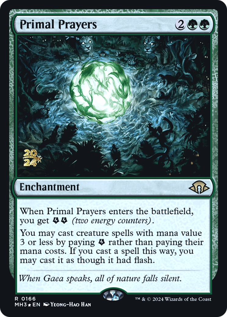 Image of Primal Prayers [Modern Horizons 3 Prerelease Promos]