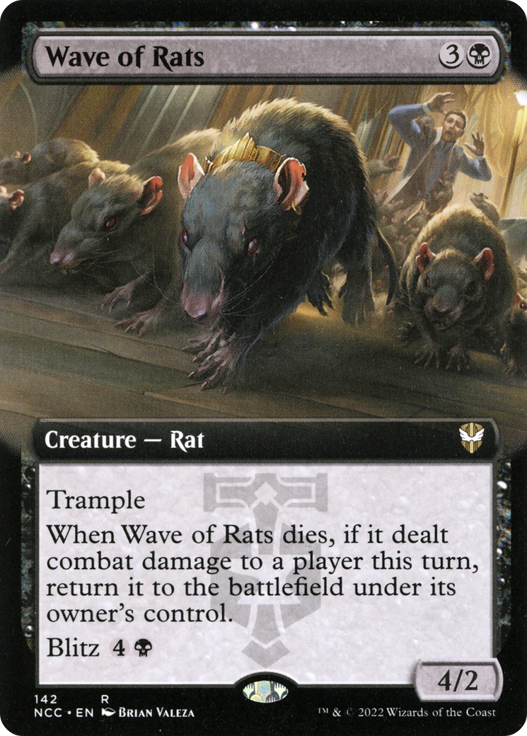 Image of Wave of Rats (Extended Art) [Streets of New Capenna Commander]