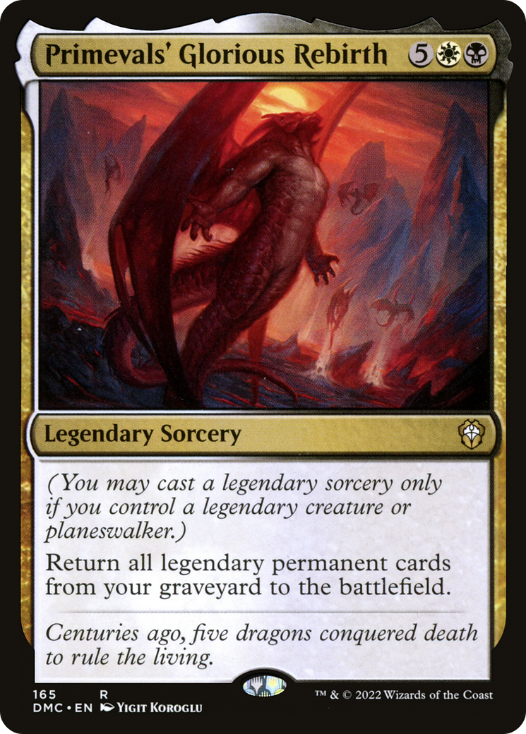 Image of Primevals' Glorious Rebirth [Dominaria United Commander]