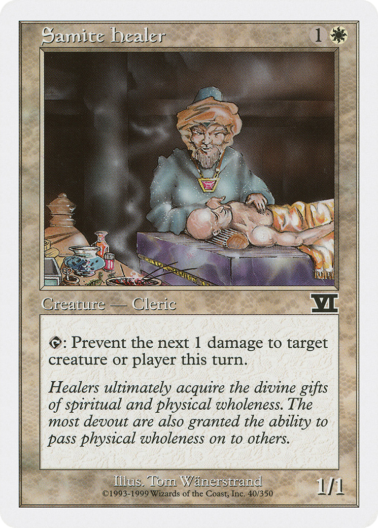 Image of Samite Healer [Classic Sixth Edition]
