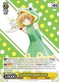 Image of Cardcaptor Sakura: GALE (CCS/WX01-003S SR) [Cardcaptor Sakura: Clear Card]