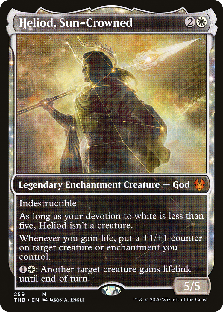 Image of Heliod, Sun-Crowned (Showcase) [Theros Beyond Death]