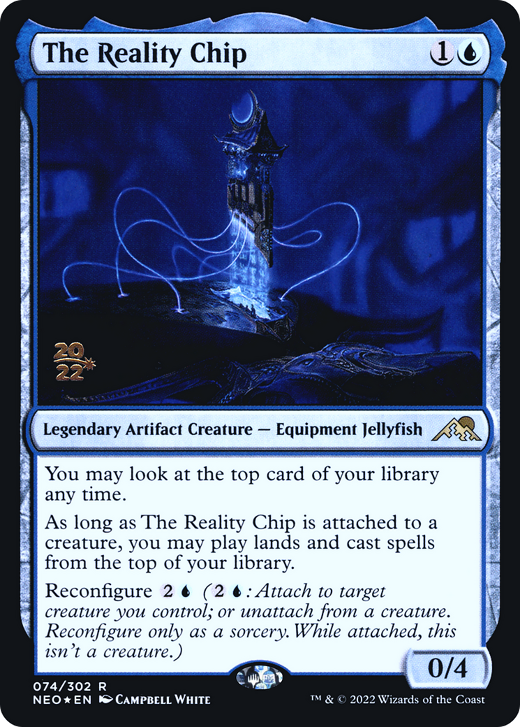 Image of The Reality Chip [Kamigawa: Neon Dynasty Prerelease Promos]