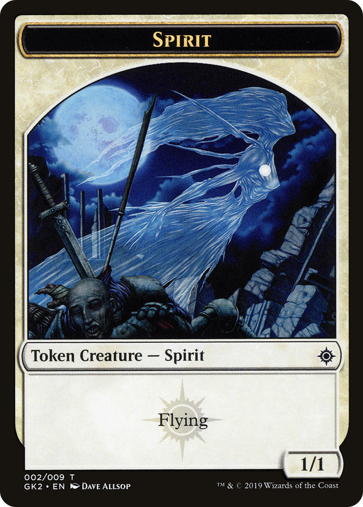 Image of Spirit (002) // Spirit (010) Double-Sided Token [Ravnica Allegiance Guild Kit Tokens]