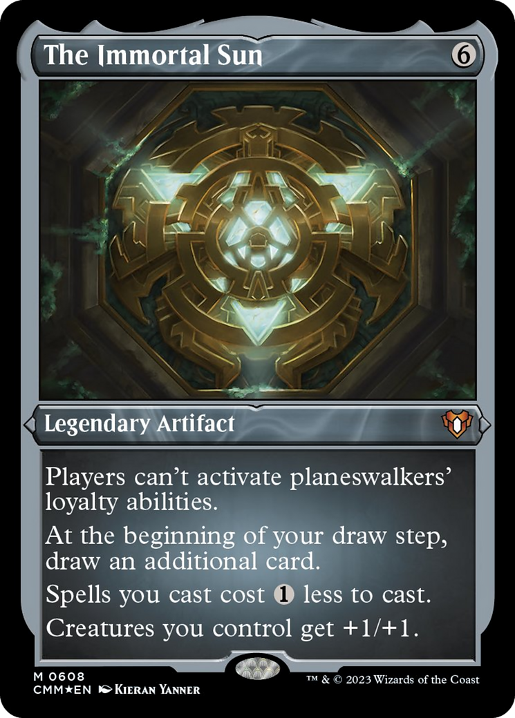 Image of The Immortal Sun (Foil Etched) [Commander Masters]