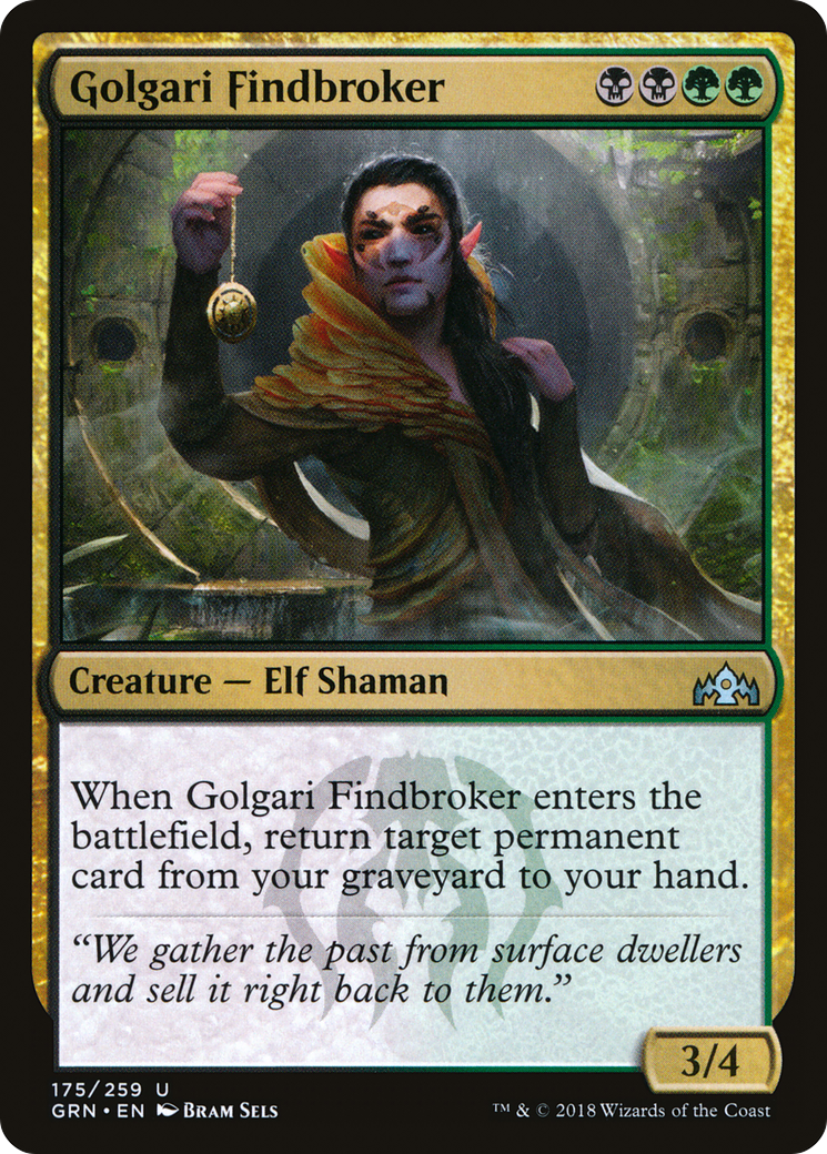 Image of Golgari Findbroker [Guilds of Ravnica]