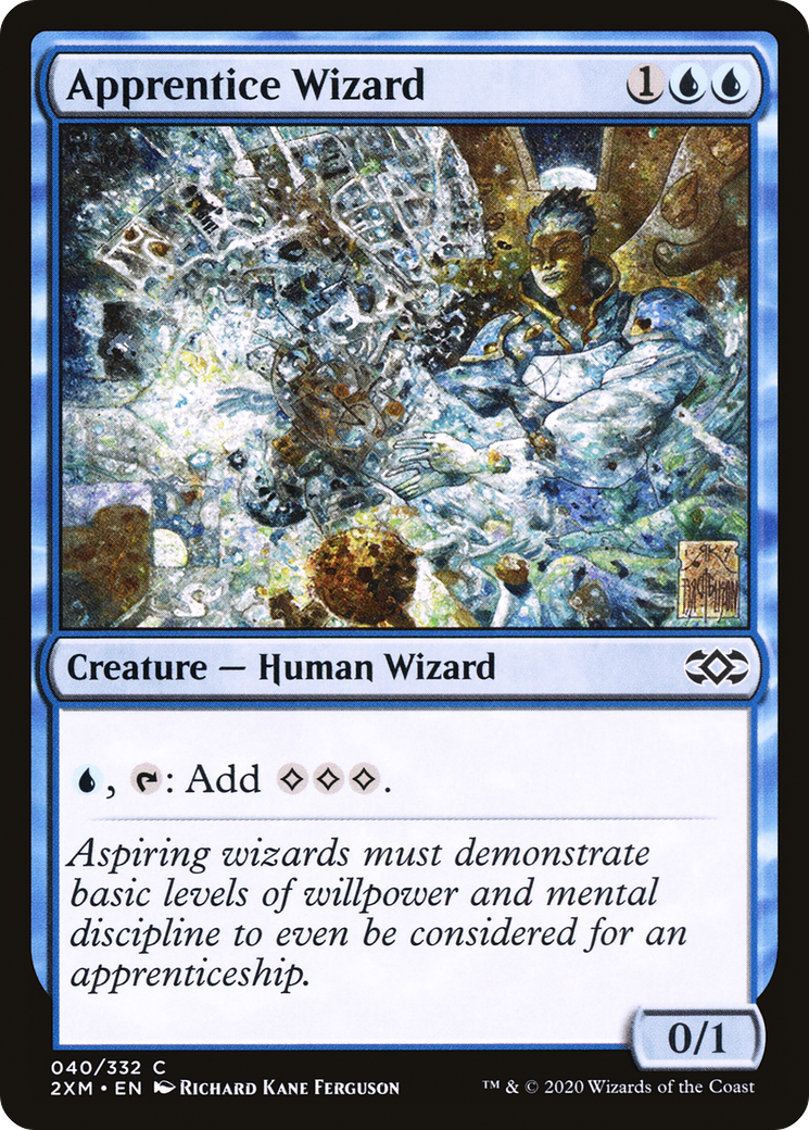 Image of Apprentice Wizard [Double Masters]