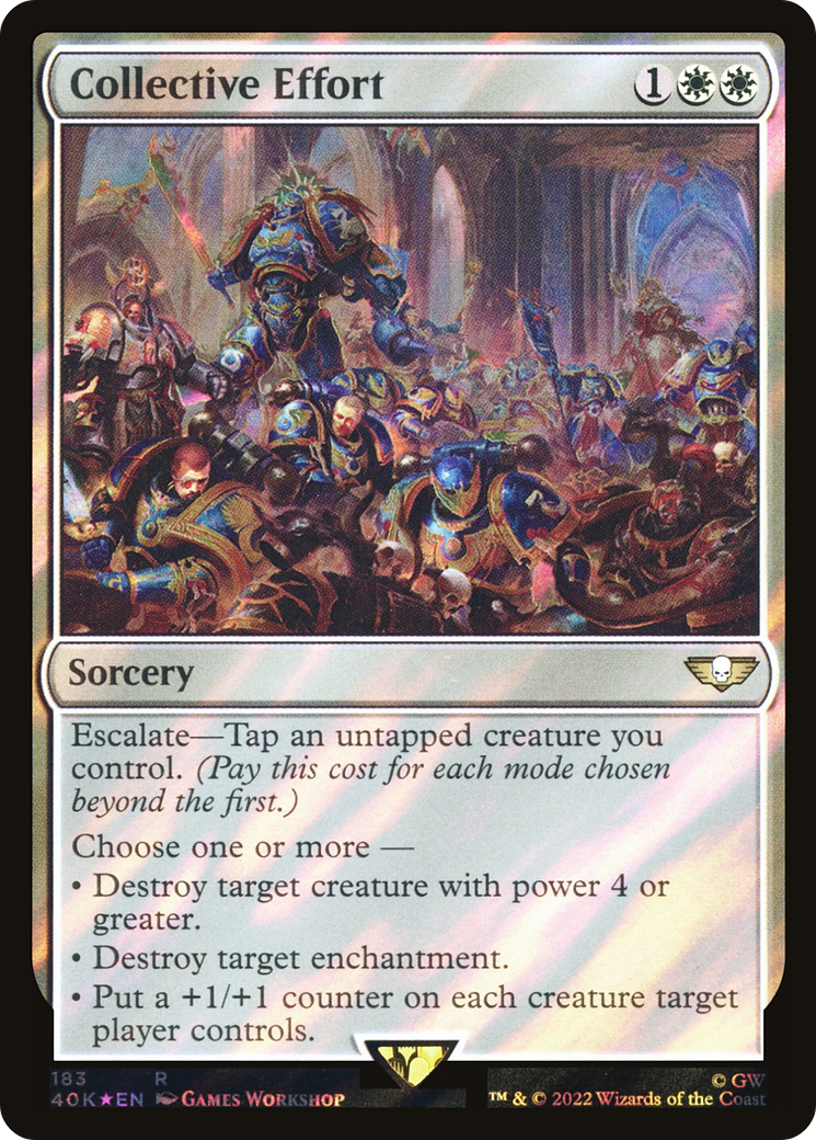 Image of Collective Effort (Surge Foil) [Warhammer 40,000]