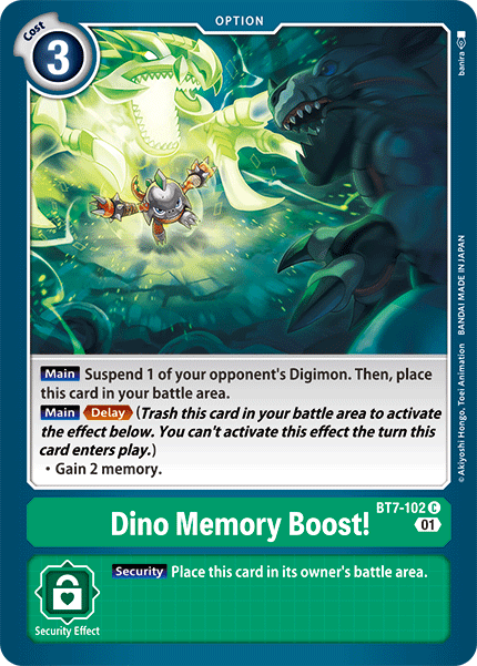 Image of Dino Memory Boost! [BT7-102] [Next Adventure]