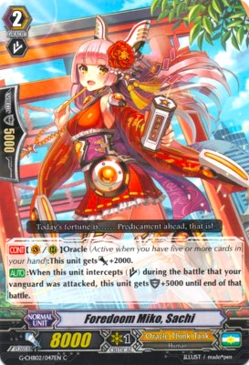 Image of Foredoom Miko, Sachi (G-CHB02/047EN) [We ARE!!! Trinity Dragon]