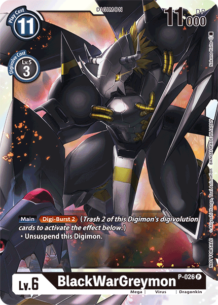 Image of BlackWarGreymon [P-026] [Promotional Cards]
